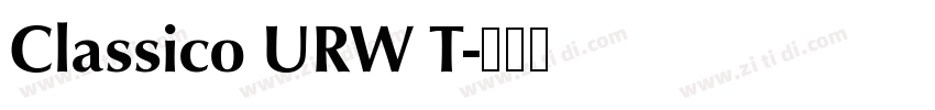 Classico URW T字体转换 Classico URW T字体转换